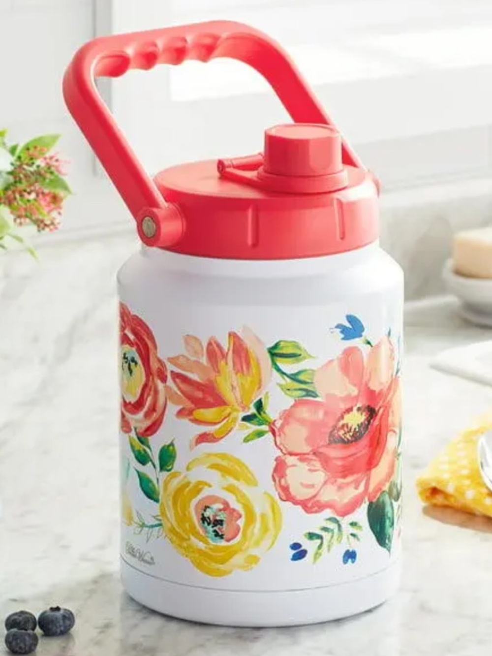 Pioneer Woman Delaney half Gallon Stainless Steel Water Jug